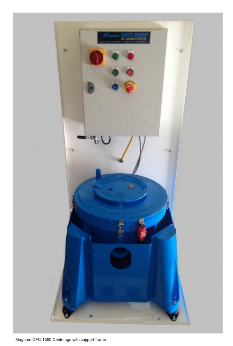 CFC1000 Auto Self Cleaning Centrifuge Processing